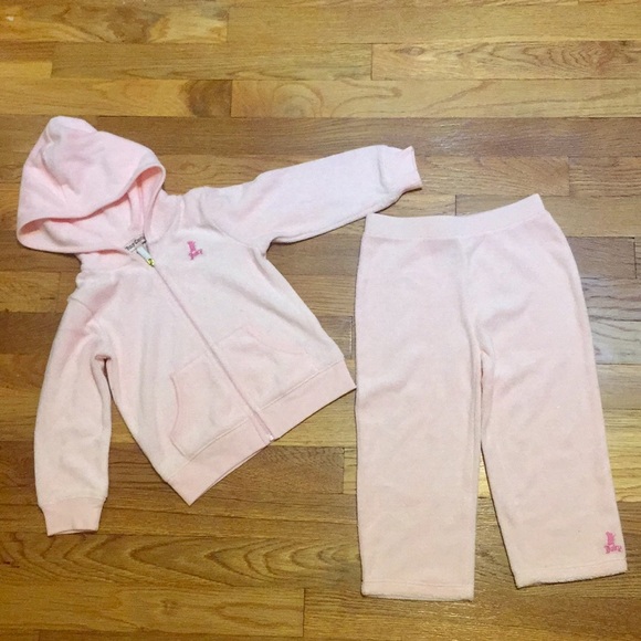 Juicy Couture Other - NWT Juicy Couture 2 piece Pink Jogger Set size 24m